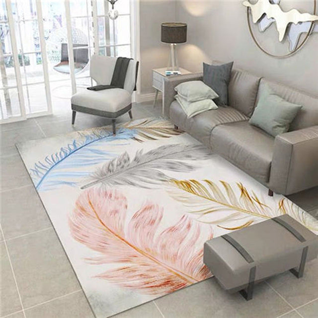 Washable Floor Lounge Rug Large Area Carpets