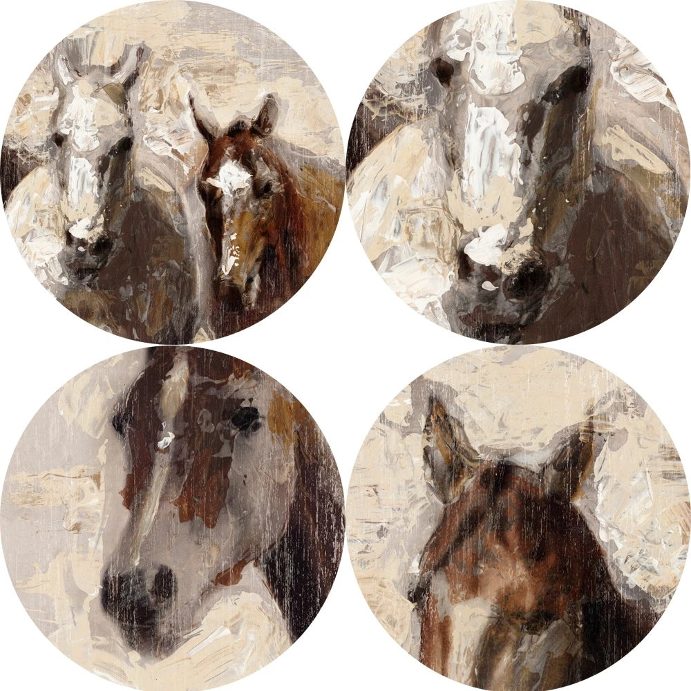 Abstract Horse Wall Art Print Poster