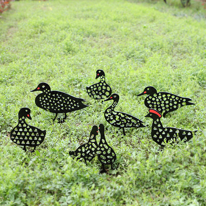 Garden Back Yard Gazon Stakes Hen Yard Decor