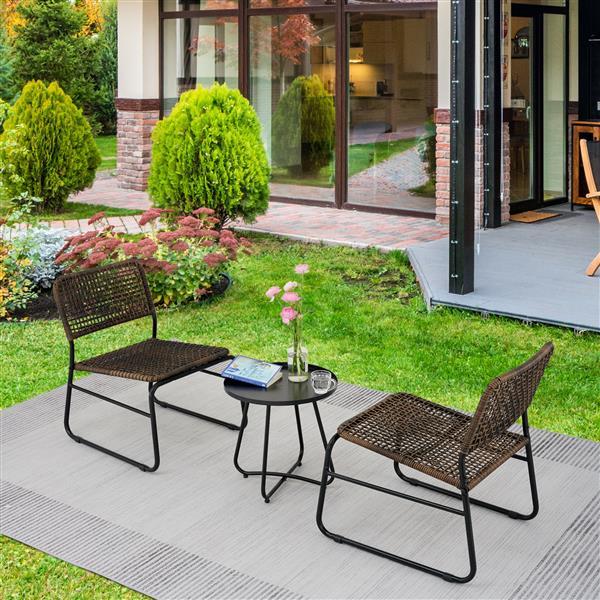 Patio Furniture Set Of 3 Pieces