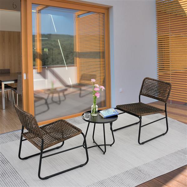 Patio Furniture Set Of 3 Pieces