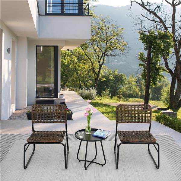 Patio Furniture Set Of 3 Pieces