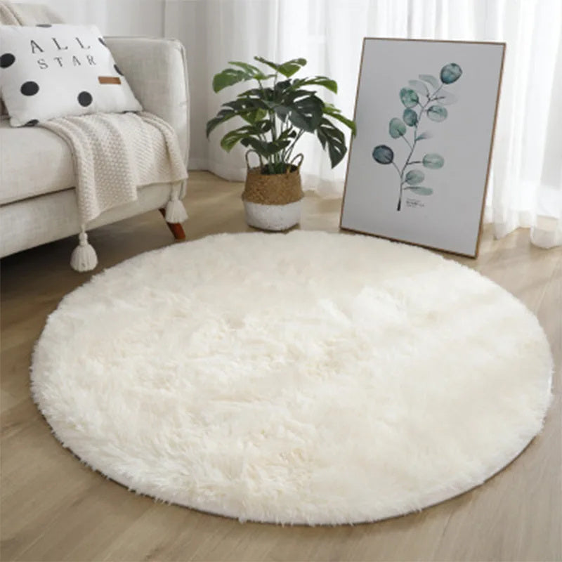 Super Soft Plush Round Rug Mat