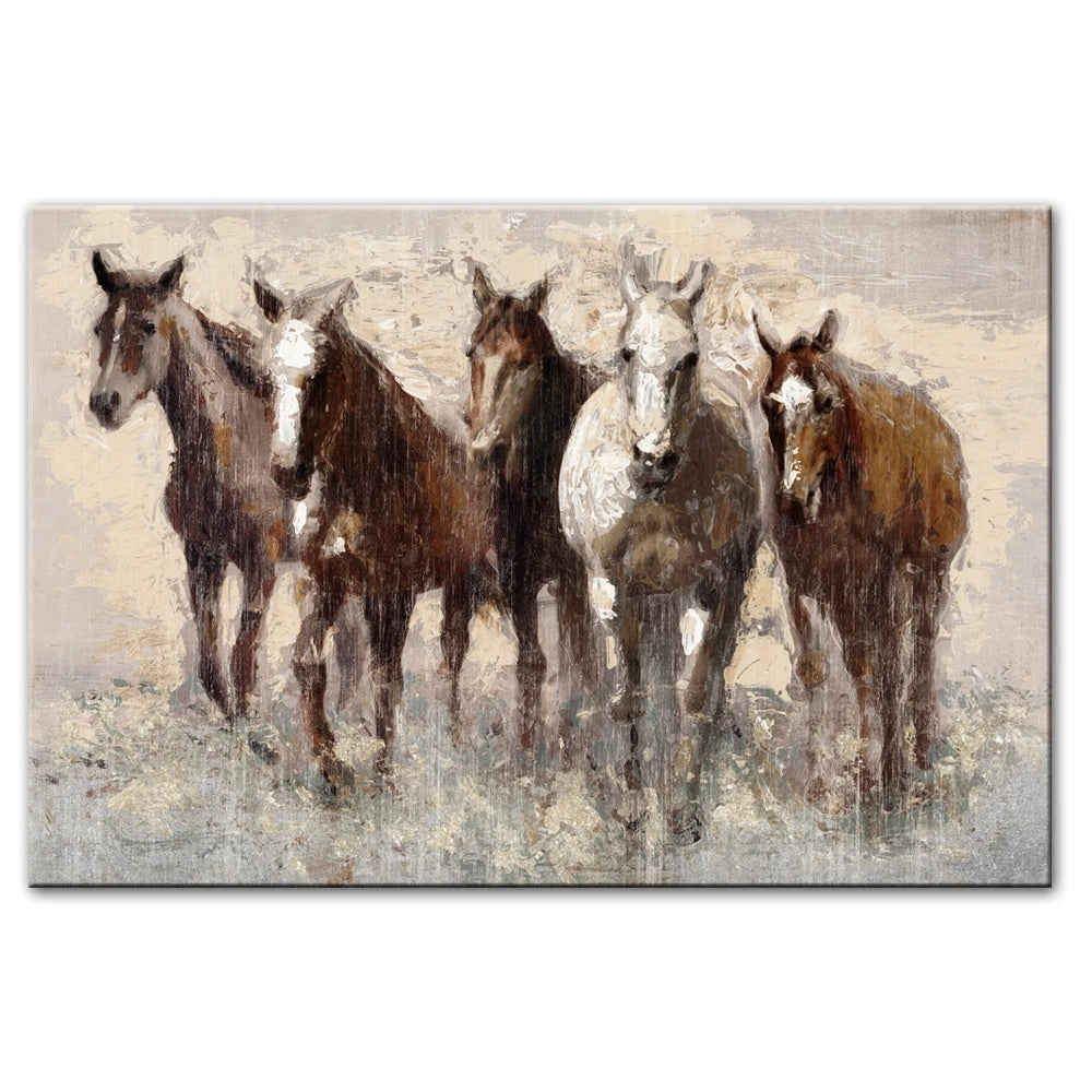 Abstract Horse Wall Art Print Poster