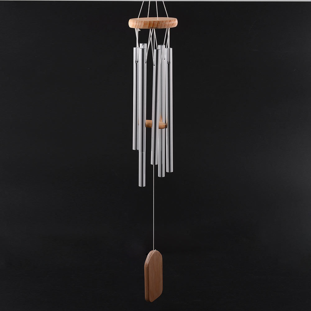 Log five wind chimes