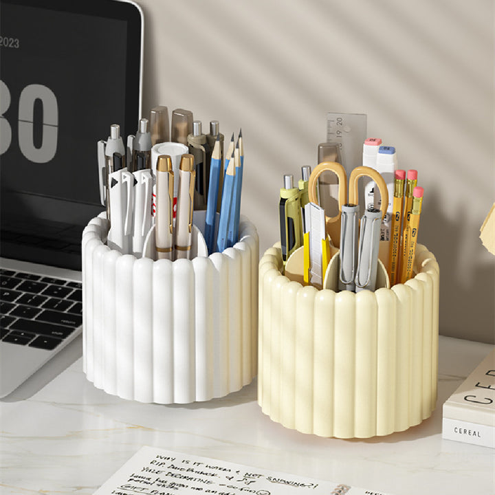 Desktop Rotating Pen Holder Storage Box