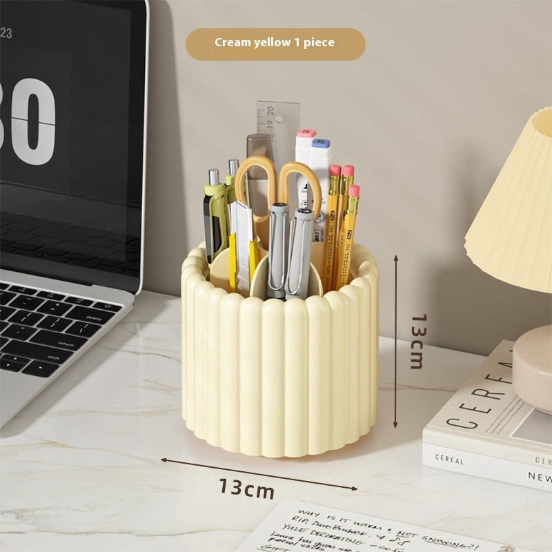 Desktop Rotating Pen Holder Storage Box