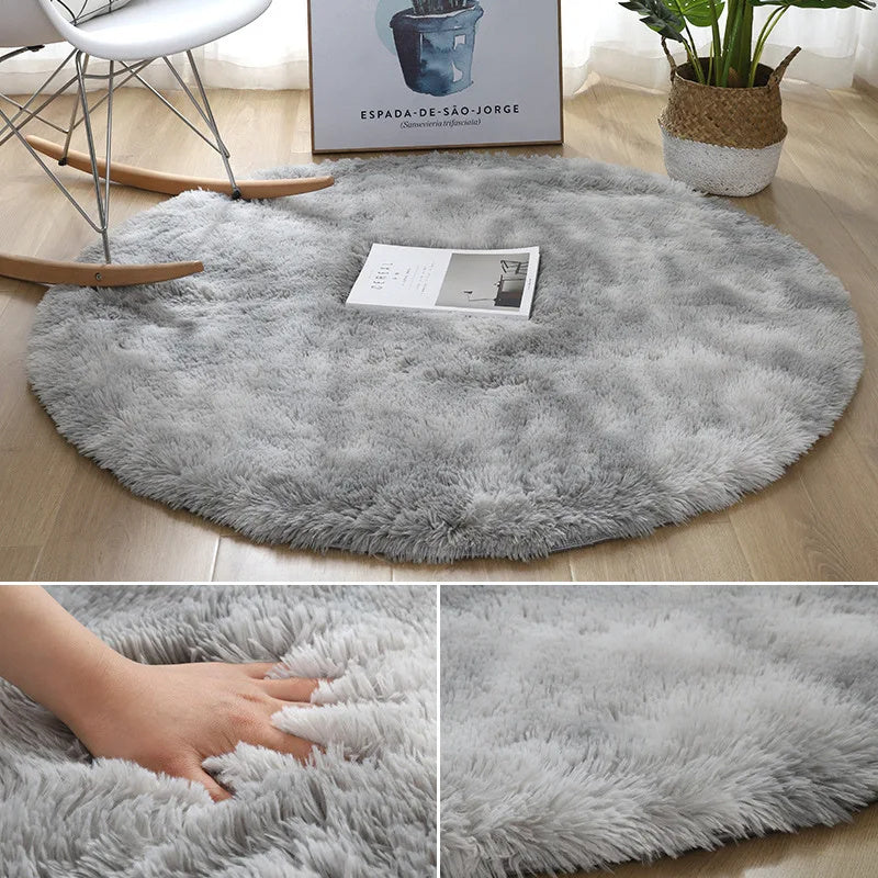 Super Soft Plush Round Rug Mat