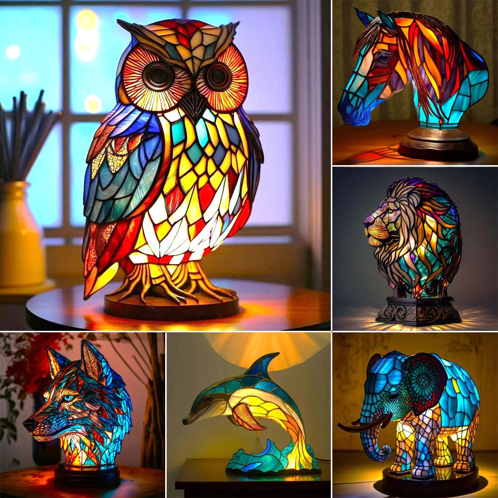 3D Colored Animal Light Desk Lamp