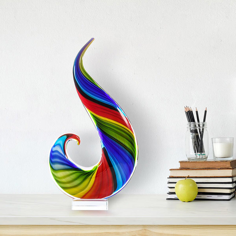 New Home Rainbow Glass Decoration